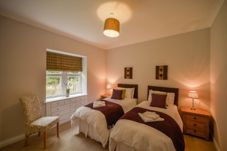 Bedroom 2, Blairquhan Cottages, South Ayrshire