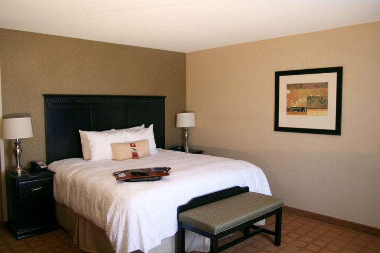Bedroom 3, Hampton Inn & Suites Chicago/St. Charles, Kane