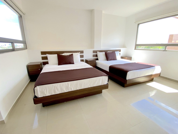 Bedroom 2, Topacio7 Residencial by Vecino Stays, Boca del Río