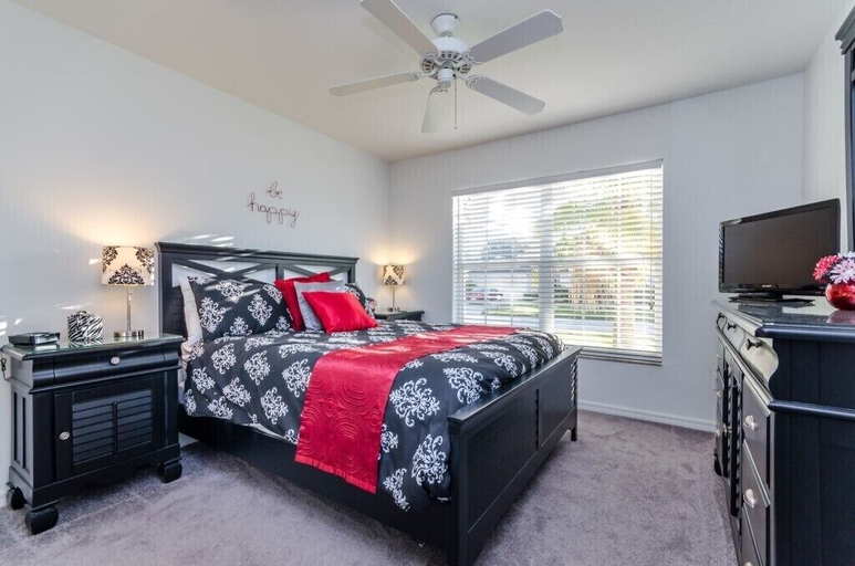 Bedroom 2, 633tc Modern 3 Bedroom Villa, Polk