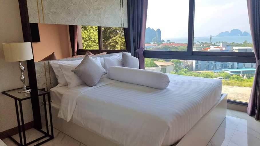 Bedroom, Entire house - 100 Sea View 1br Ao Nang 300m Walking To Beach, Mueang Krabi