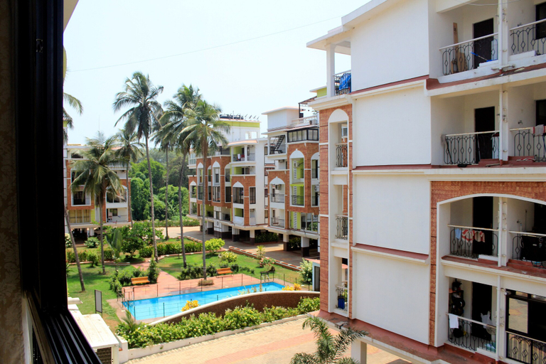 Exterior & Views, CasaMelhor Pool View Apartment CM011, North Goa