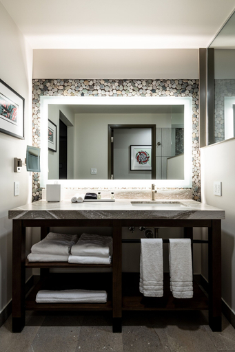 Bathroom 4, 7 Cedars Hotel & Casino, Clallam