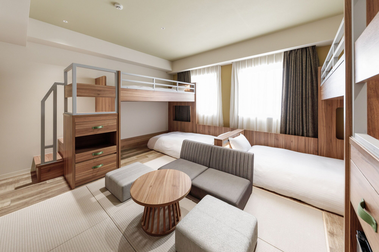 Bedroom 3, Nishitetsu Hotel Croom Hakata Gion, Fukuoka