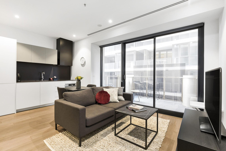 Bedroom 3, Tyrian Serviced Apartments - Albert Park Lake, Melbourne