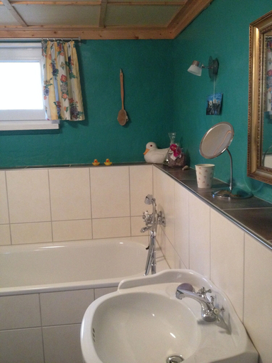 Bathroom, Ferienhaus Romantikmühle Heartlandranch, Birkenfeld