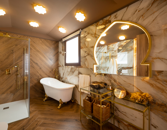 Bathroom, Palatina Concept Suites, Granada