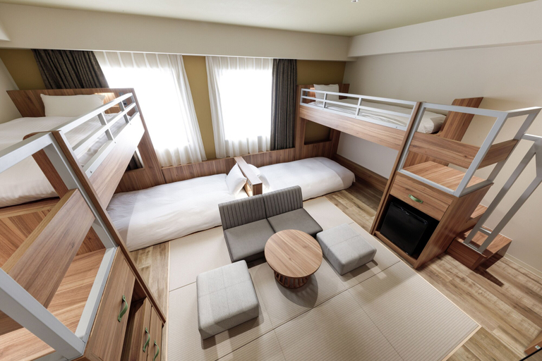 Bedroom 3, Nishitetsu Hotel Croom Hakata Gion, Fukuoka