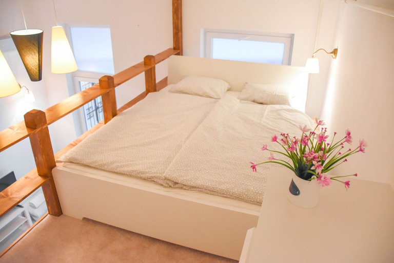 Bedroom, Cosy flat with balcony, Budapesti