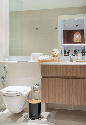 Bathroom 3, Manzil - 1BR | Near La Mer Beach | Pool & Sea View, Dubai