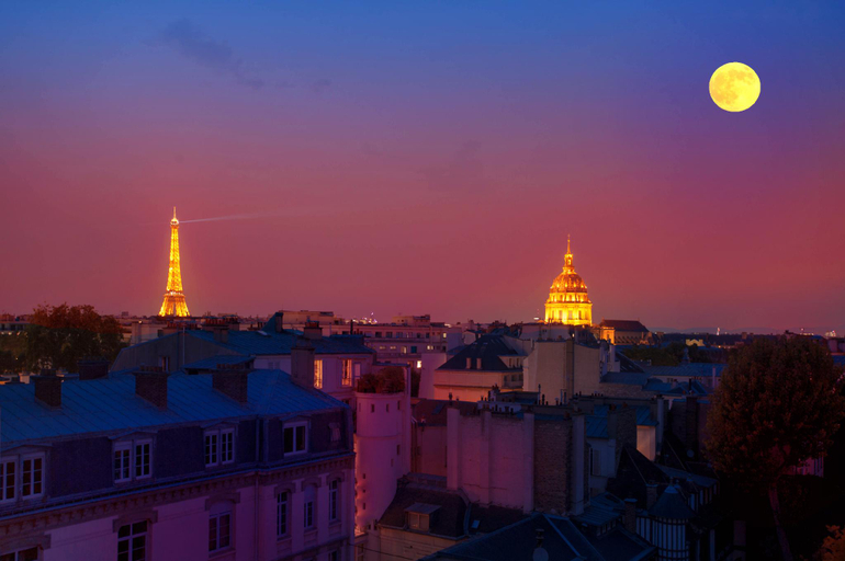 Others 4, Eiffel Tower view terrace Saint Germain des Pres, Paris