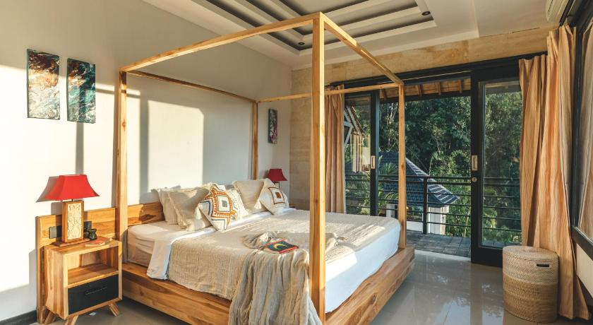 Bedroom 4, Villa with Sunrise View Over Volcano, Gianyar