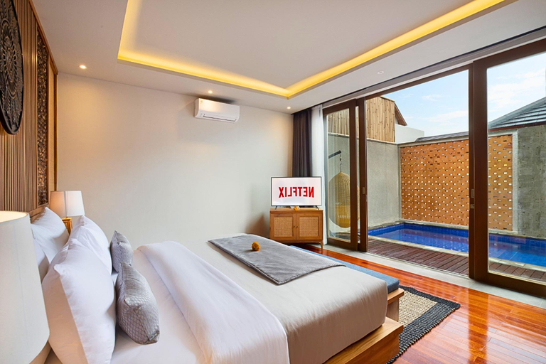 Bedroom, Spacious 2 BR Private Pool#FN2, Badung