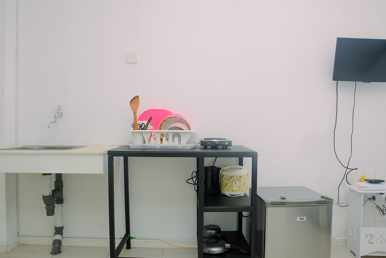 Others, Functional and Minimalist Greenlake Sunter Studio Apartment By Travelio, North Jakarta