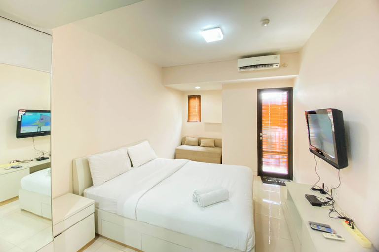 Bedroom 1, Fancy And Nice Studio At Tamansari Sudirman Apartment, South Jakarta