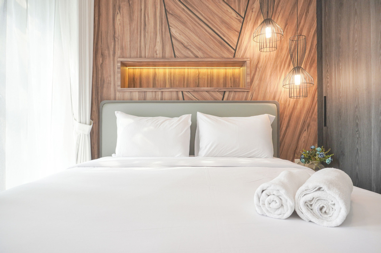 Bedroom 1, Gorgeous And Comfortable 1Br Sudirman Suites Apartment, Central Jakarta