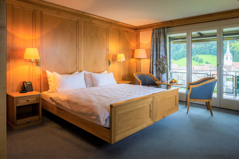Bedroom 2, Vegan Health Hotel Sonnenberg, Appenzell Ausserrhoden