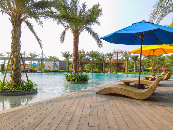 Sport & Beauty 4, Stylish 1BR at Gold Coast Apartment By Travelio, North Jakarta