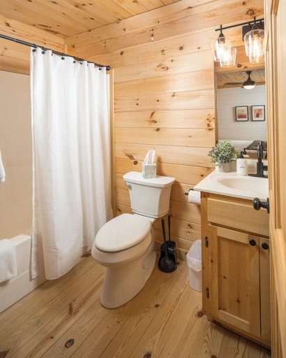Bathroom 3, Red Feather Cabins 150, Watauga