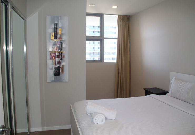 Bedroom 2, Link Portside Wharf Apartment Hotel, Hamilton