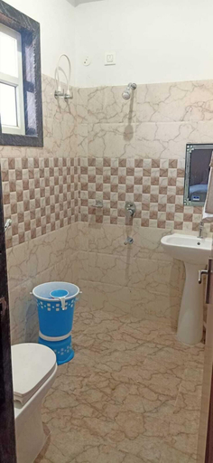 Bathroom 2, BRAJDHAM HOTEL BARSANA, Mathura