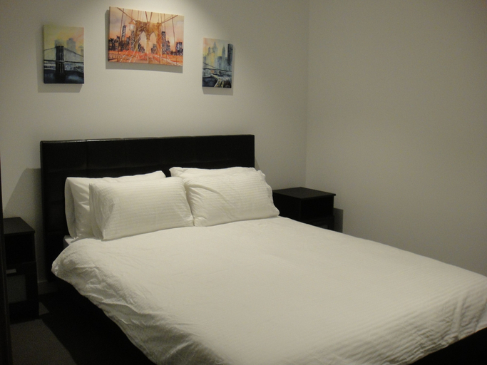 Bedroom, Southern Cross CBD Apartment, Melbourne