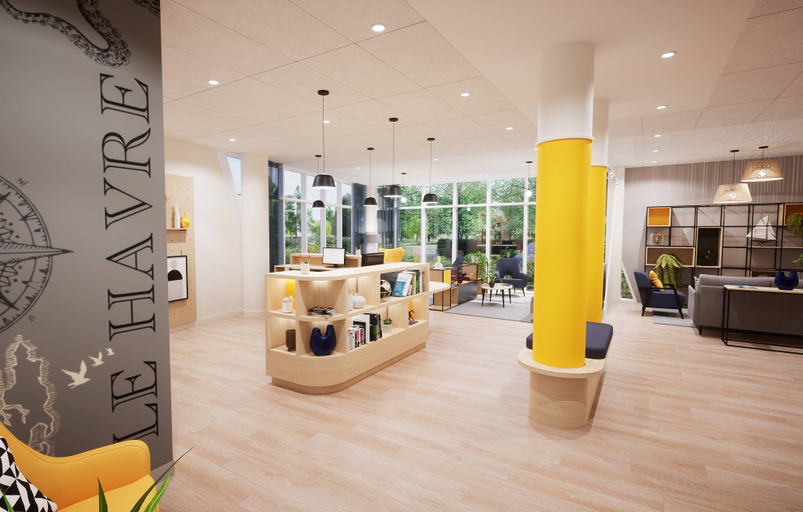 Public Area 3, Appart Hotel Odalys City Le Havre Les Docks, Seine-Maritime