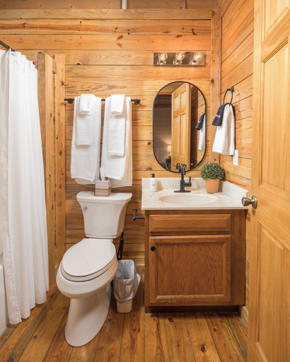 Bathroom 3, Red Feather Cabins 199, Watauga