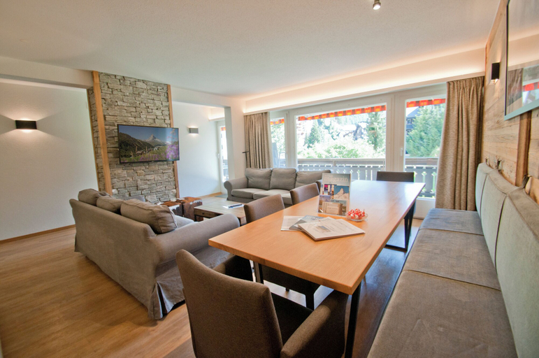 Living area 4, Haus Matten - Apartment Breithorn, Visp