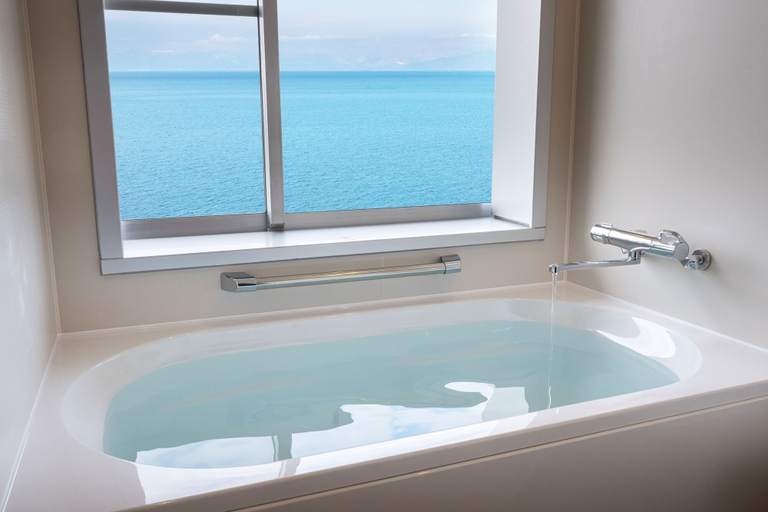 Bathroom 5, Kamenoi Hotel Hikone, Lake Biwa