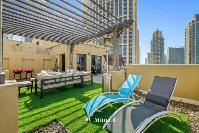Terrace/patio 5, Manzil -2BR Penthouse w full Burj View in Downtown, Dubai