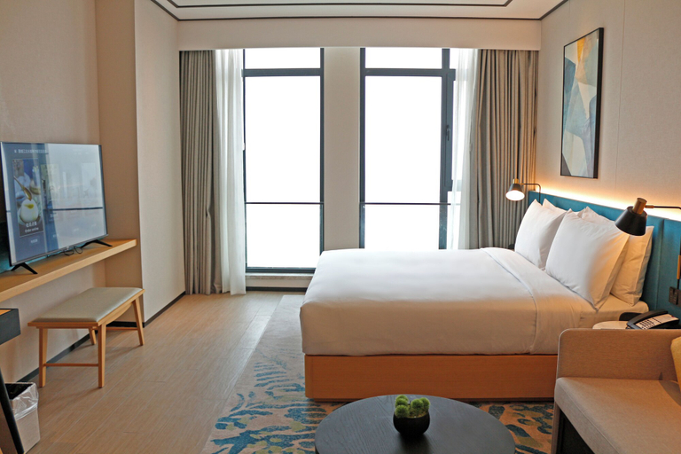 Bedroom 3, Hilton Garden Inn Liaocheng Jiangbei Shuicheng, Liaocheng