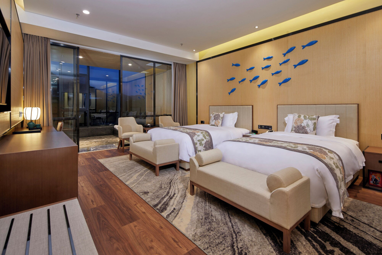 Bedroom 2, Guangdong Hot Spring Hotel, Guangzhou