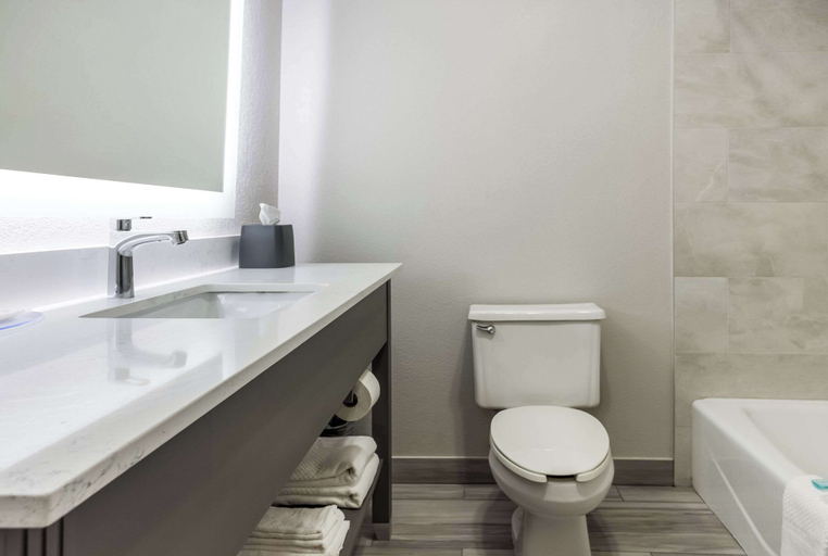 Bathroom 4, MainStay Suites Bourbonnais - Kankakee, Kankakee