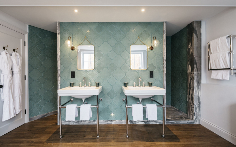 Bathroom 4, The Bower House Restaurant & Rooms, Warwickshire