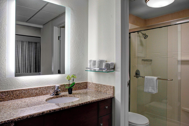 Bathroom 4, Residence Inn By Marriott Cleveland Downtown, Cuyahoga