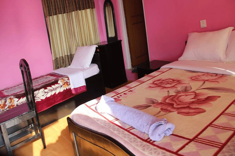 Bedroom 3, Hotel Santana, Gandaki