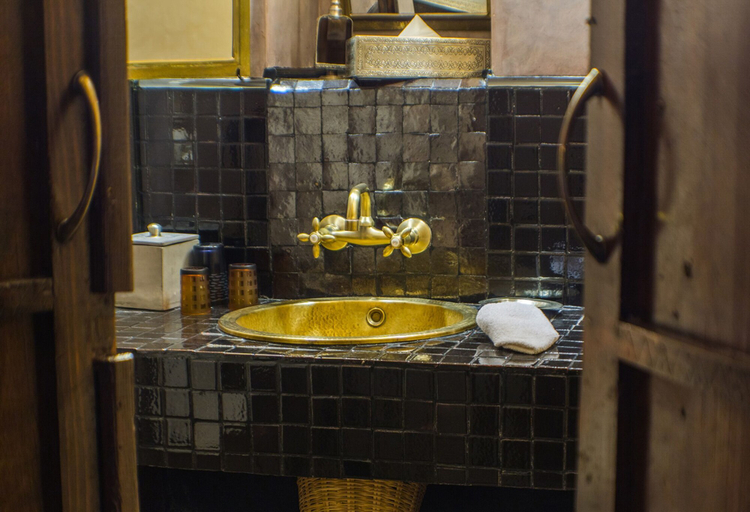 Bathroom 4, Les Jardins de Skoura, Ouarzazate