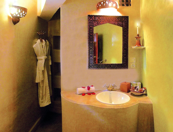 Bathroom 4, Les Jardins de Skoura, Ouarzazate