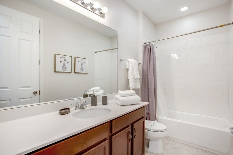 Bathroom 3, Jedi Temple! Take A Virtual Tour Private Pool! 9 Bedroom Villa by RedAwning, Osceola