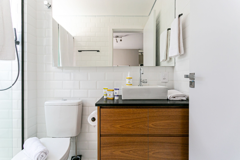 Bathroom 3, Agua Marinha by Viva - Prédio com apartamentos completos, com piscina e a passos da praia, Florianopolis