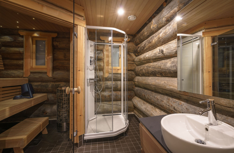 Bathroom 4, Wilderness Hotel Muotka & Igloos, Lapland