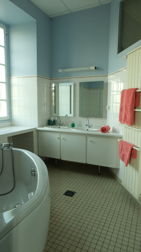 Bathroom 5, Château de Briançon, The Originals Relais, Maine-et-Loire