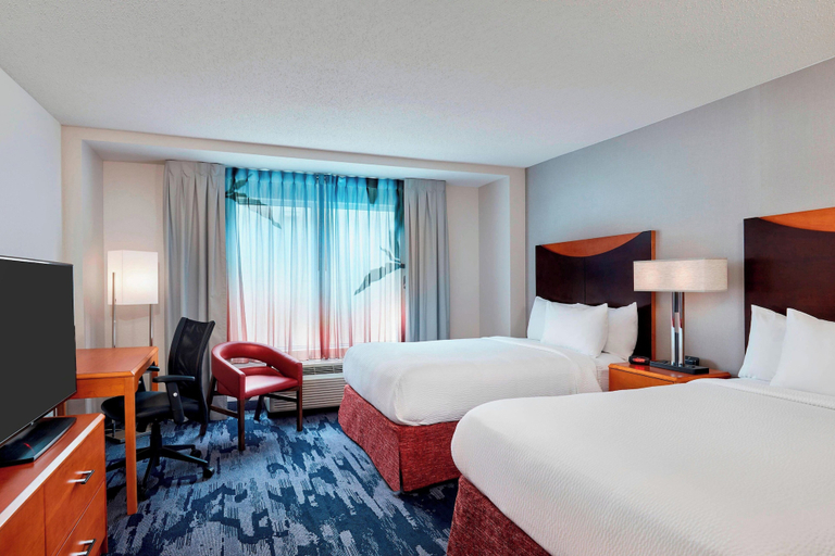 Bedroom 4, Fairfield Inn & Suites by Marriott Indianapolis Downtown, Indianapolis