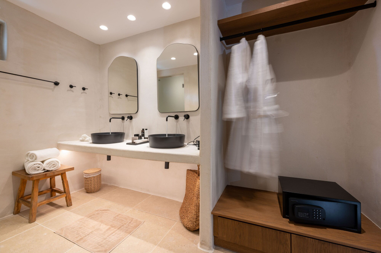 Bathroom 5, Rocabella Mykonos Hotel, a member of Design Hotels, South Aegean
