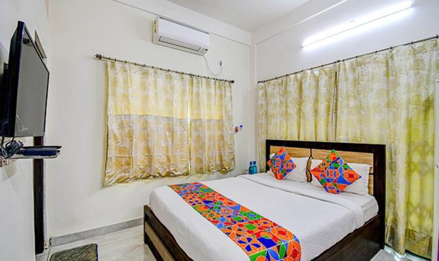 Bedroom 1, FabHotel Moon Residency, North 24 Parganas