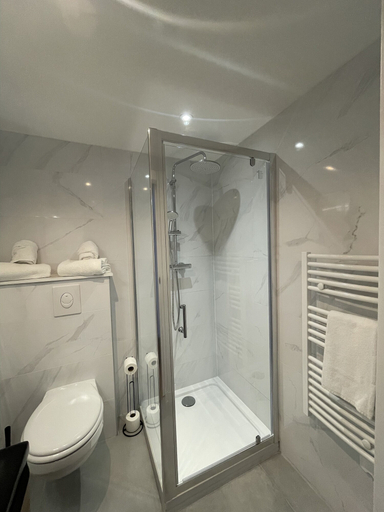 Bathroom 3, The Originals Boutique, Hôtel de la Balance, Montbéliard, Doubs