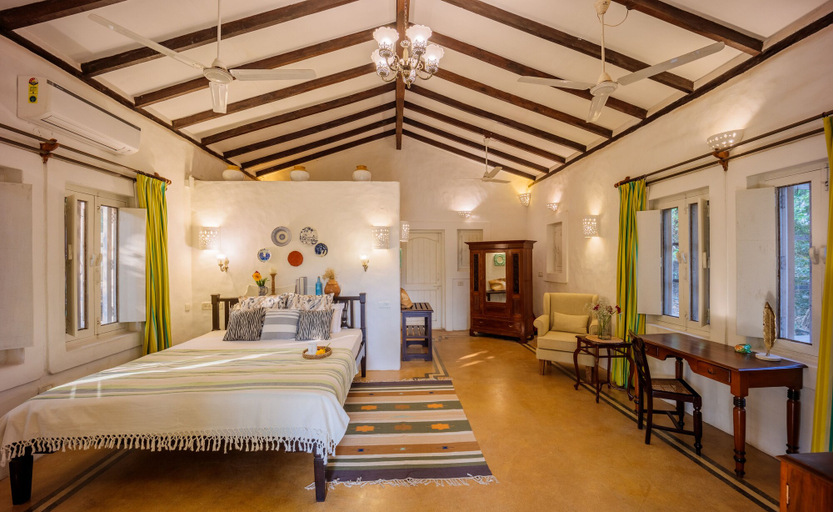 Bedroom 3, Wildflower Villas, North Goa