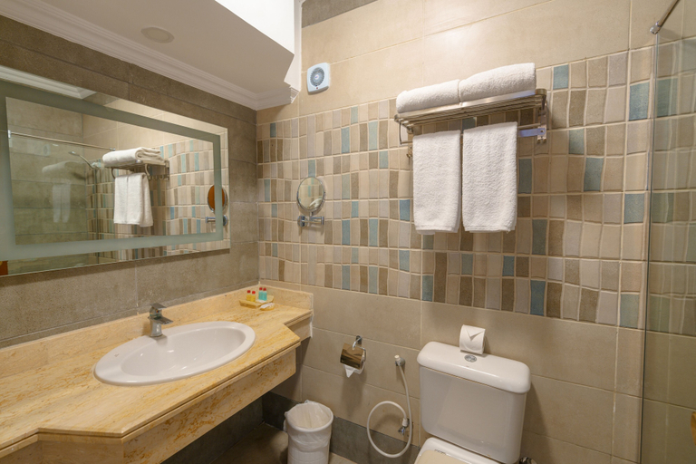 Bathroom 5, Minamark Resort & Spa, for families & couples only, Al-Ghurdaqah