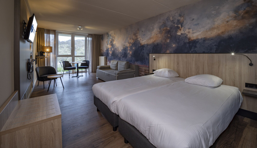 Bedroom 2, Fletcher Hotel-Restaurant Zeeduin, Beverwijk